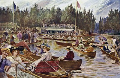 Rowing at Oxford by Lancelot Speed